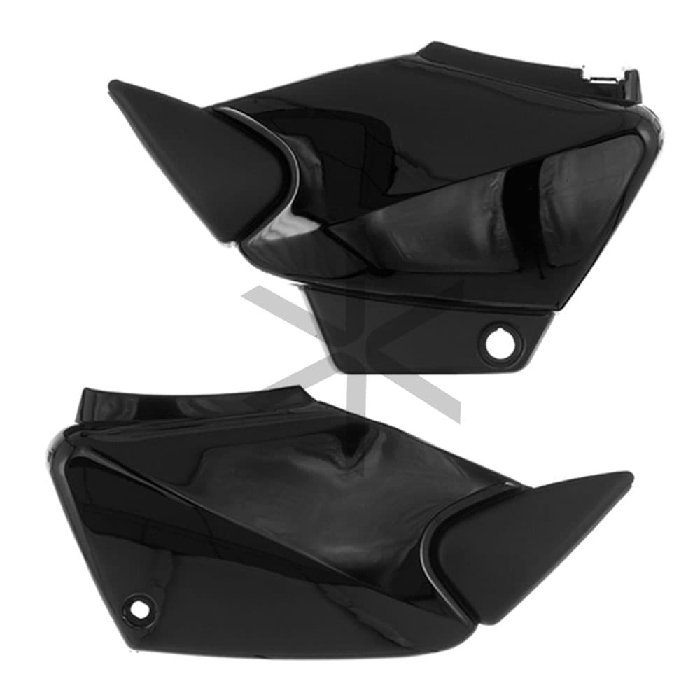Cachas Traseras Pro Tork S Calco (par) - Fan 125 2005 2008 - Negro
