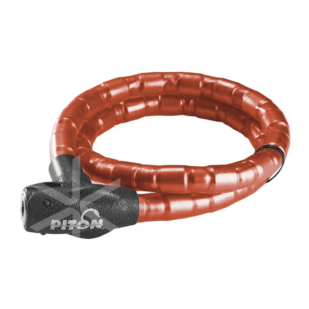 Traba Anti Robo Piton Linga Mld220 1.5 Mts Roja