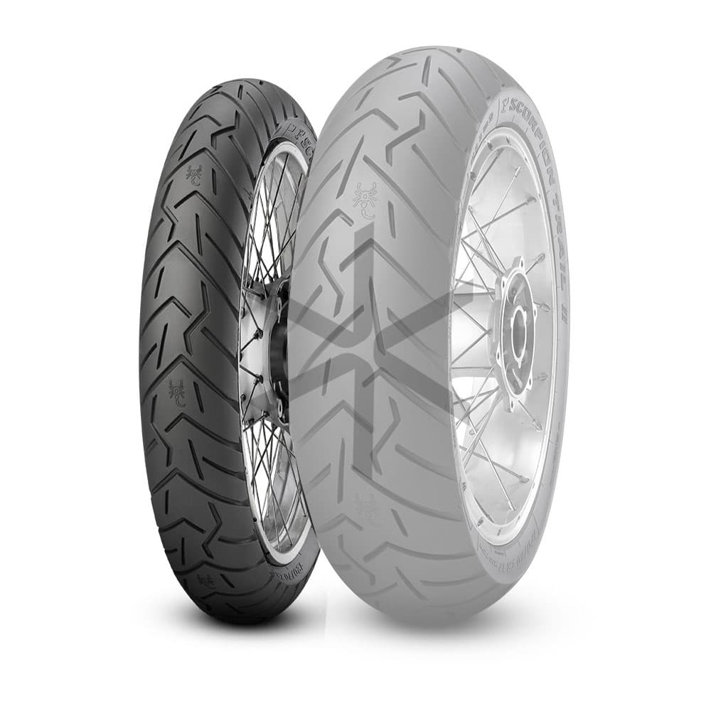 Cubierta Moto Pirelli 120 70zr17 M Ctl Scorpion Trail Ii