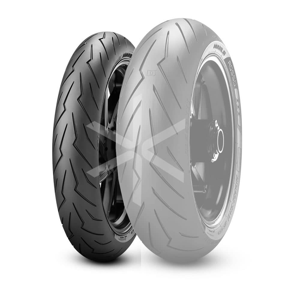 Cubierta Moto Pirelli 110 70zr 17 M C Diablo Rosso Iii