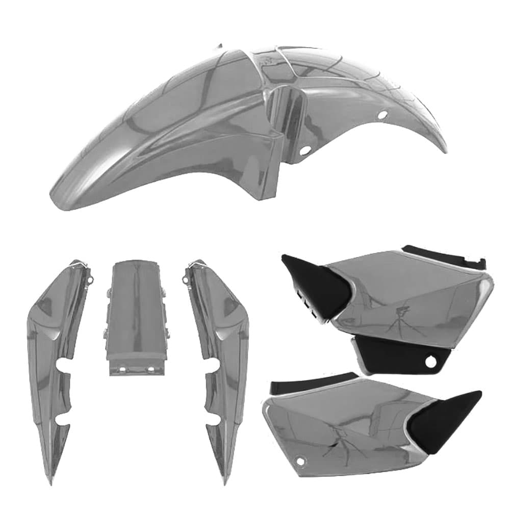 Kit De Plasticos Pro Tork Cg 150 Titan Motomel S2 - Gris