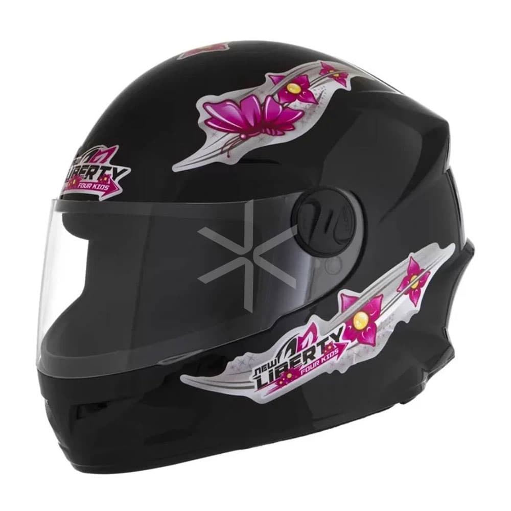 Casco Protork Liberty Four Kids Girl Negro