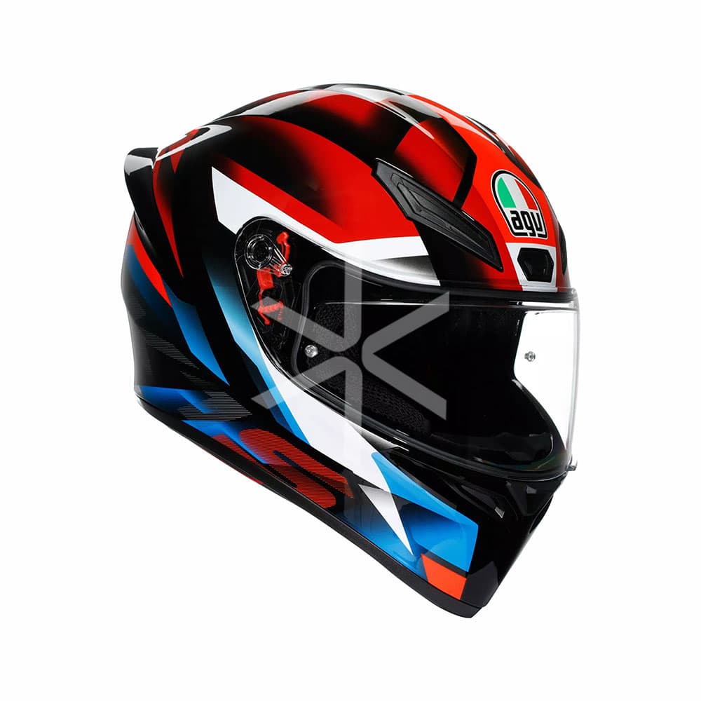 Casco AGV K1 S Fastlap Black-red-blue
