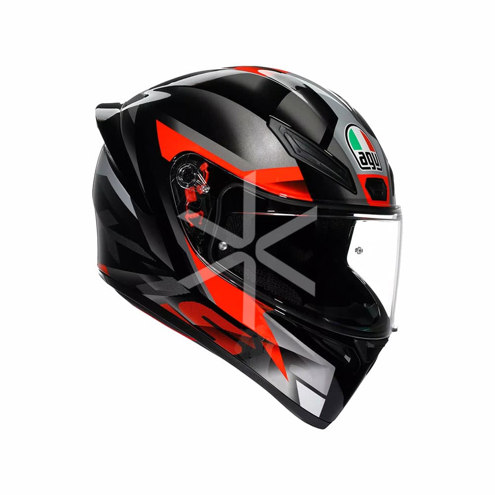 Casco AGV K1 S Fastlap Black-grey-red