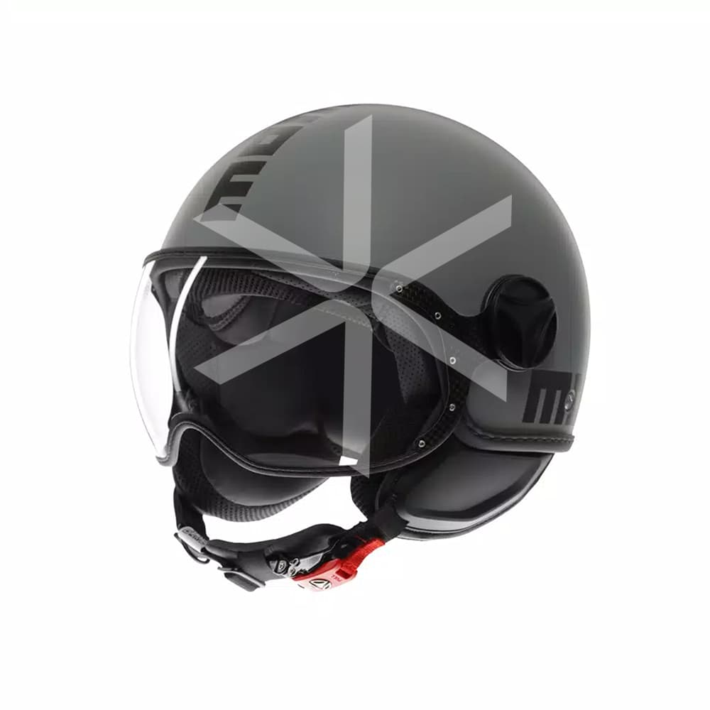 Casco AGV Momodesign Fgtr Classic Mono Mate Gris Negroxl