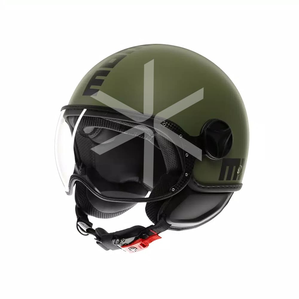 Casco AGV Momodesign Fgtr Classic Mate Verde Militar Negro