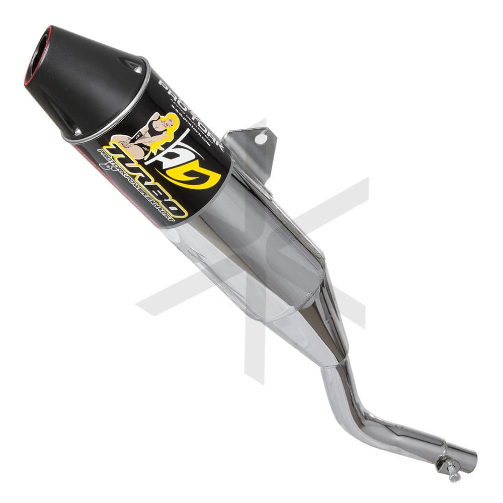 Escape Pro Tork Turbo C Puntera - Xr 250 Tornado - Cromado