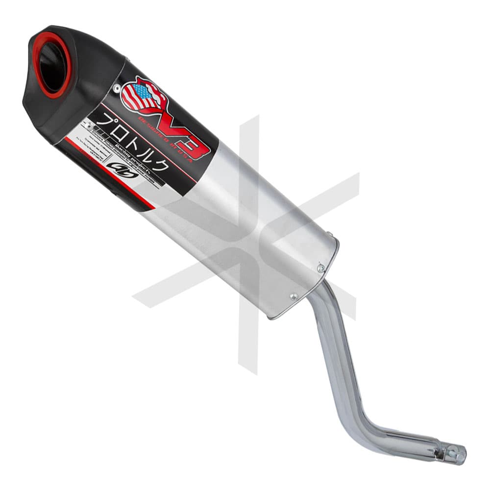 Escape Pro Tork V3 - Aluminio - Nxr 125 150 Bross - Cromado