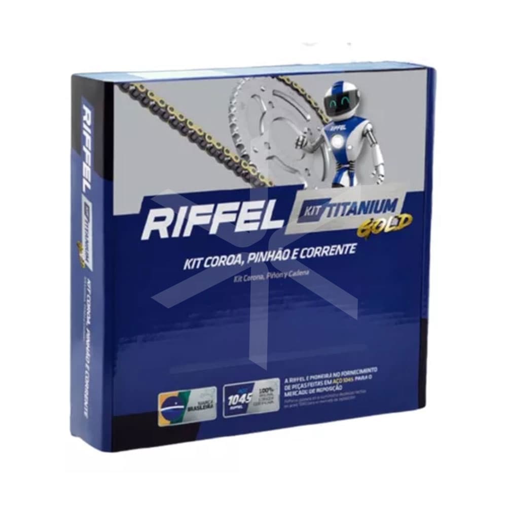 Kit De Transmisión Riffel Honda Cb 125f Twister (45-15) 428hx122l Gold